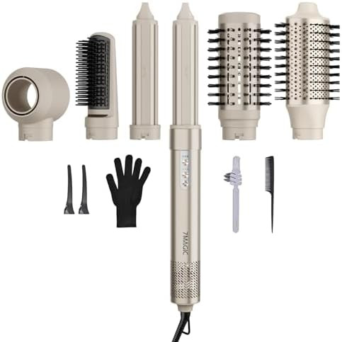 7MAGIC 6 in 1 Multi Hair Styler Dryer Brush, 110,000 RPM High-Speed, Negative Ionic, Fast Drying ... | Amazon (US)