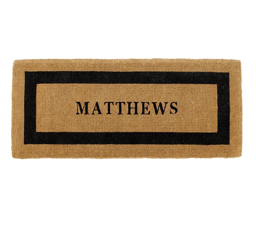 Personalized Framed Doormat | Pottery Barn (US)