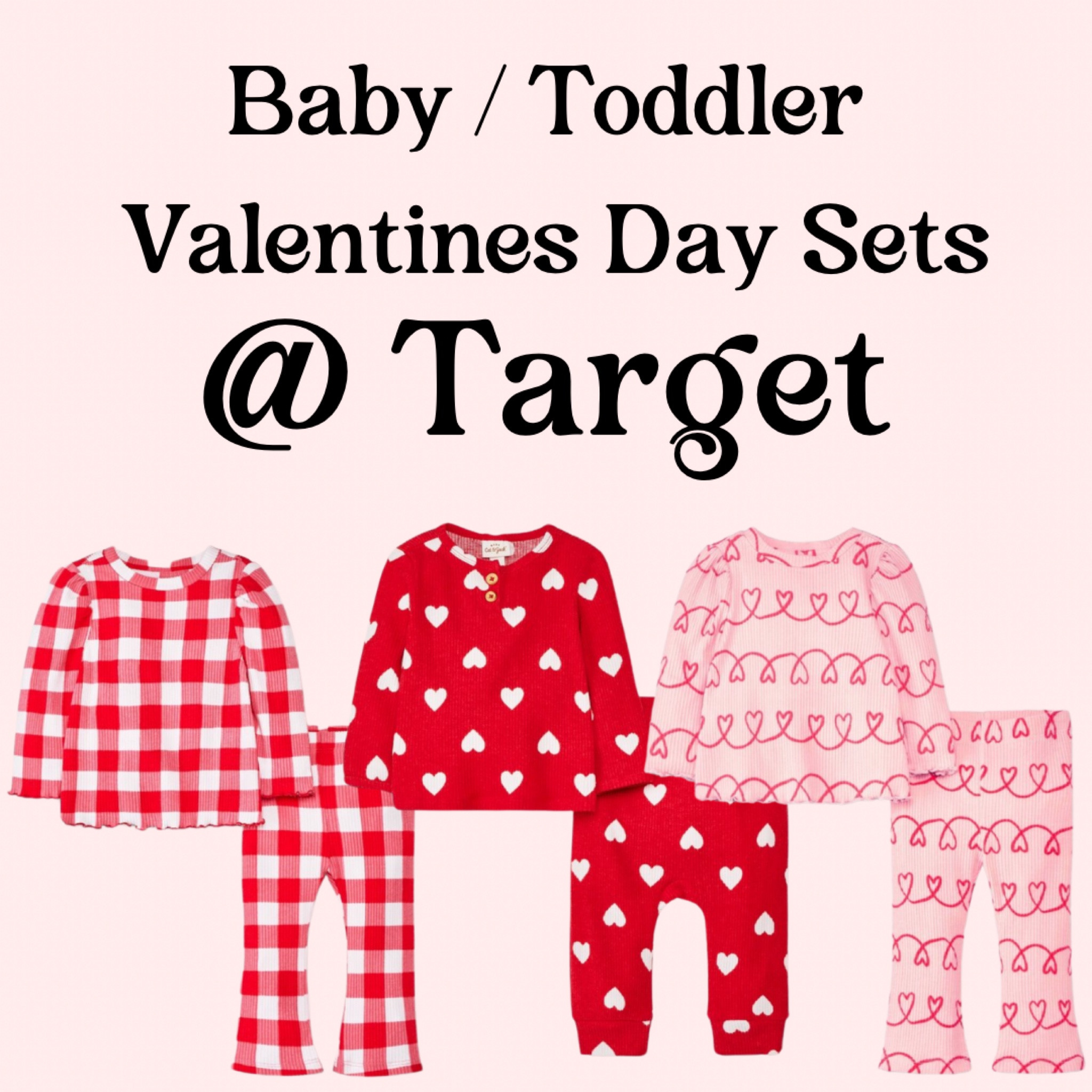 SO SWEET! Baby/ Toddler Valentines Day sets @ Target! ONLY $12!!

#LTKbaby #LTKkids #LTKSeasonal