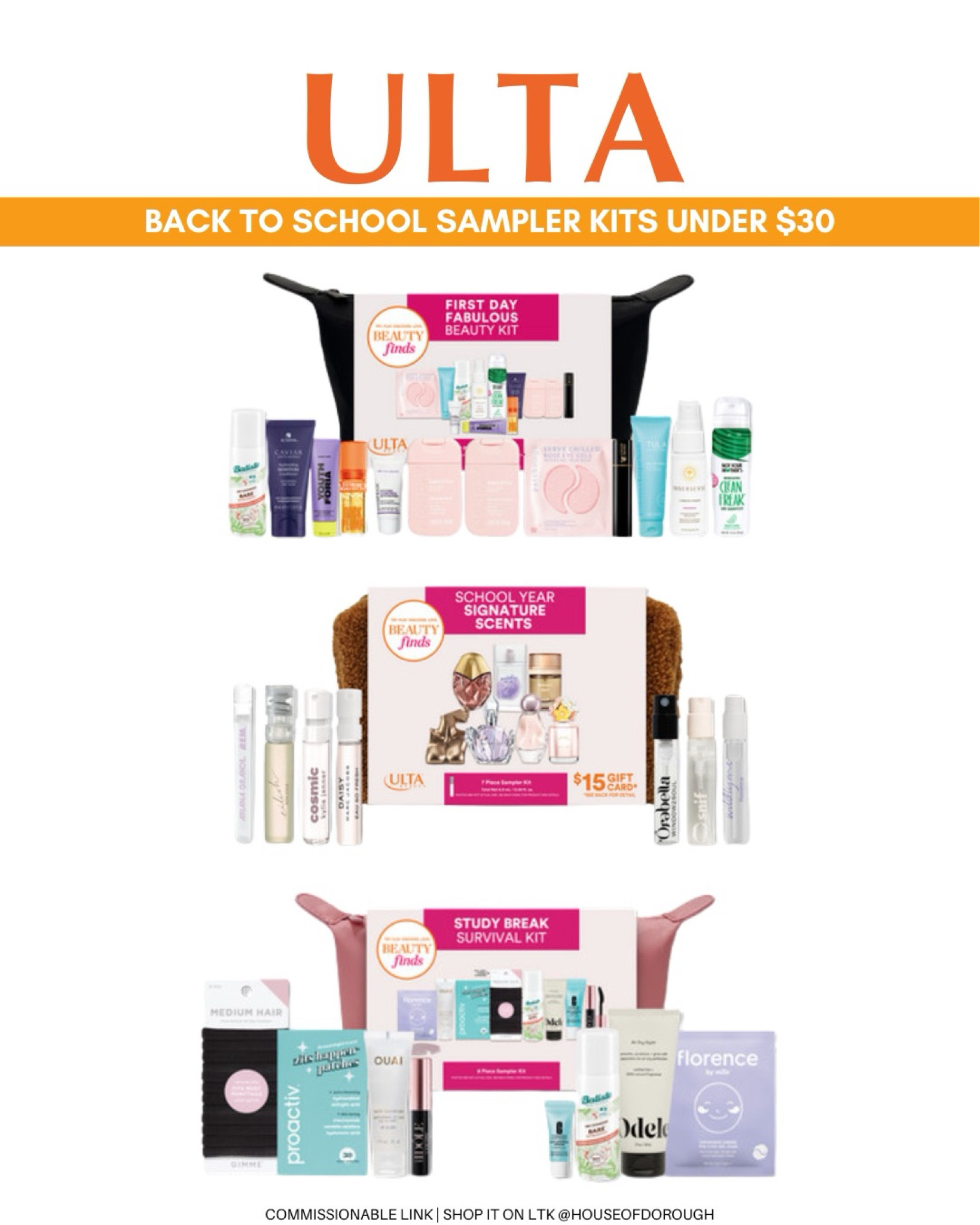 Ulta has so many cool kits available right now for under $30! They're selling fast so don't wait too long! 

#LTKFindsUnder50 #LTKBeauty #LTKBacktoSchool