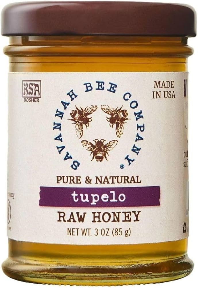 Savannah Bee Company Honey - Pure, Natural, Raw Honey - Tupelo | Amazon (US)