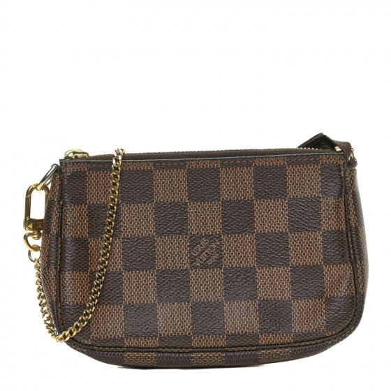 LOUIS VUITTON Damier Ebene Mini Pochette Accessories | Fashionphile