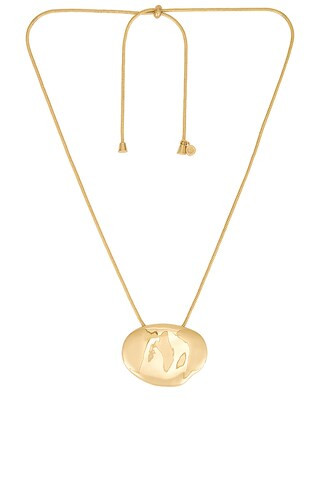 Ettika Molten Metal Collar Necklace in Gold from Revolve.com | Revolve Clothing (Global)