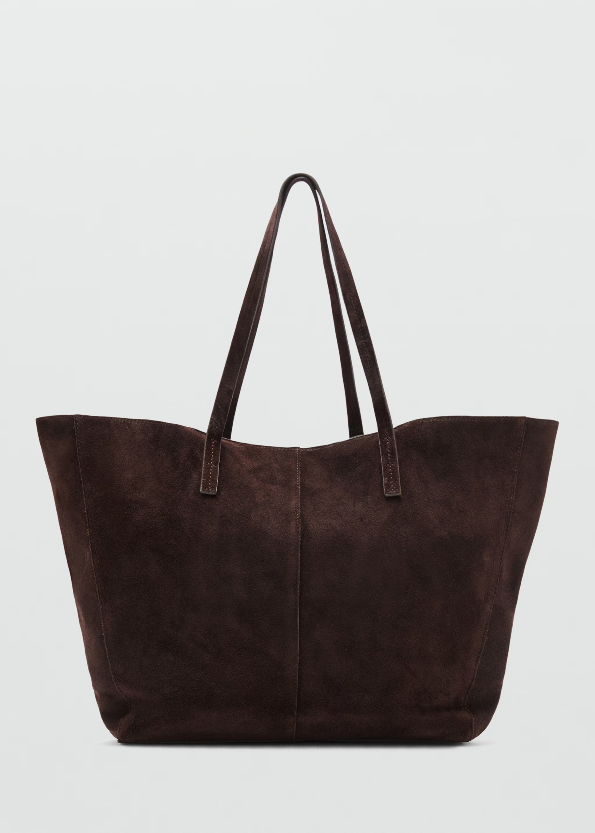 Suede shopper bag - Women | MANGO USA | Mango (US/MX/AU)