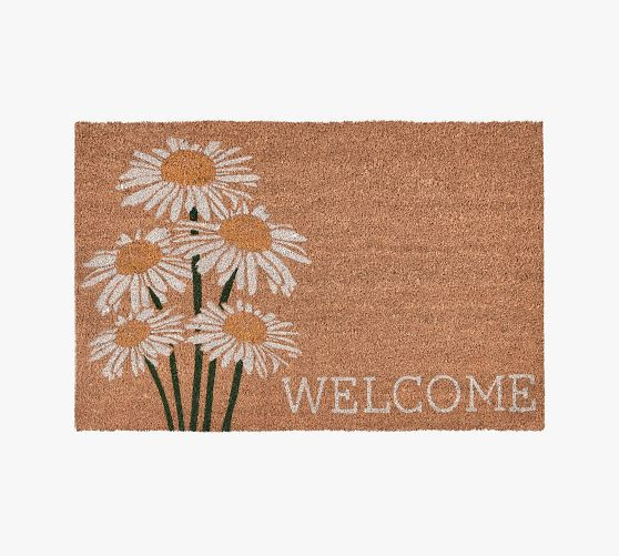 Welcome Daisy Doormat | Pottery Barn (US)