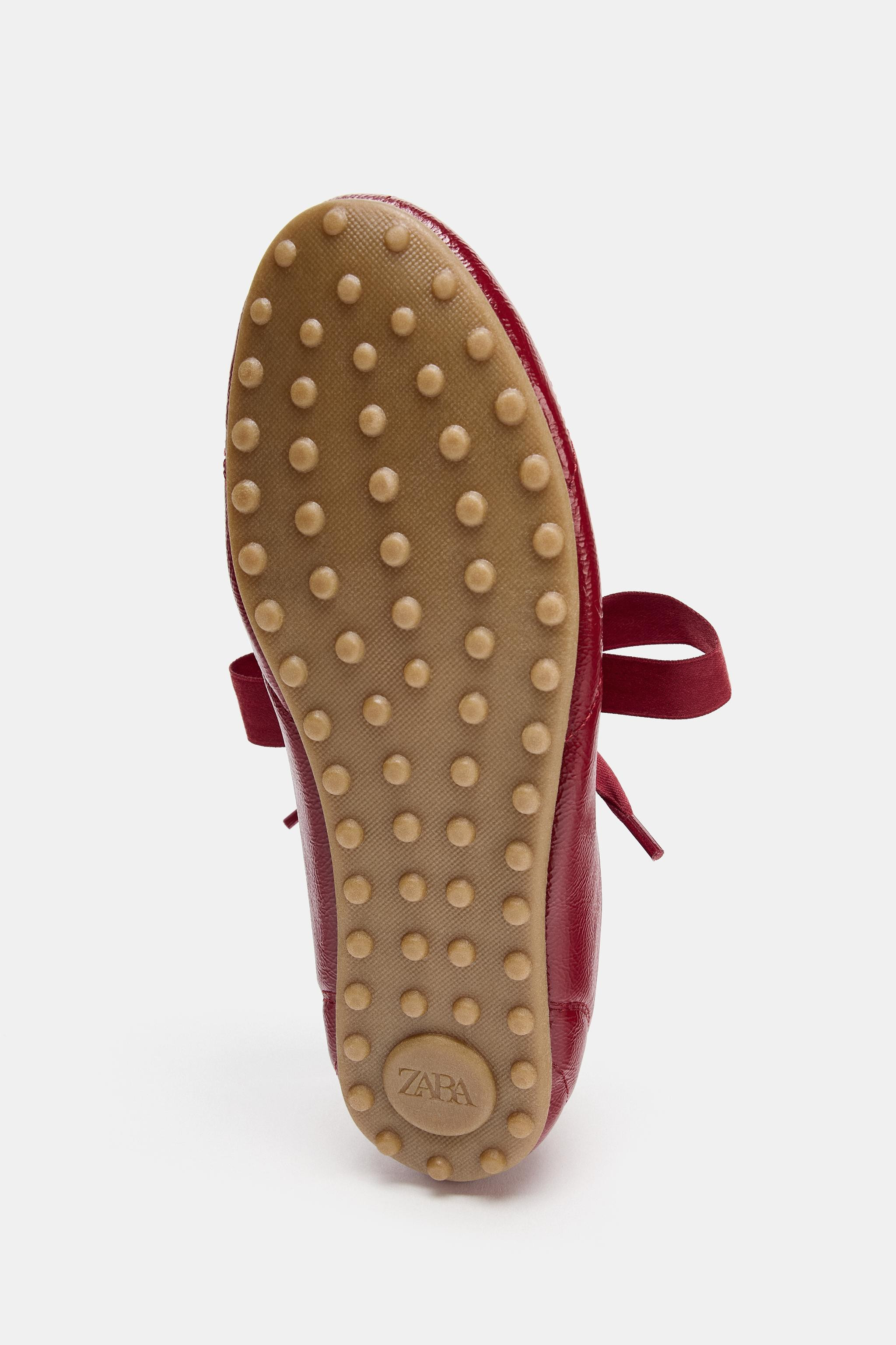 ATHLETIC BALLET FLATS WITH BOW | Zara US