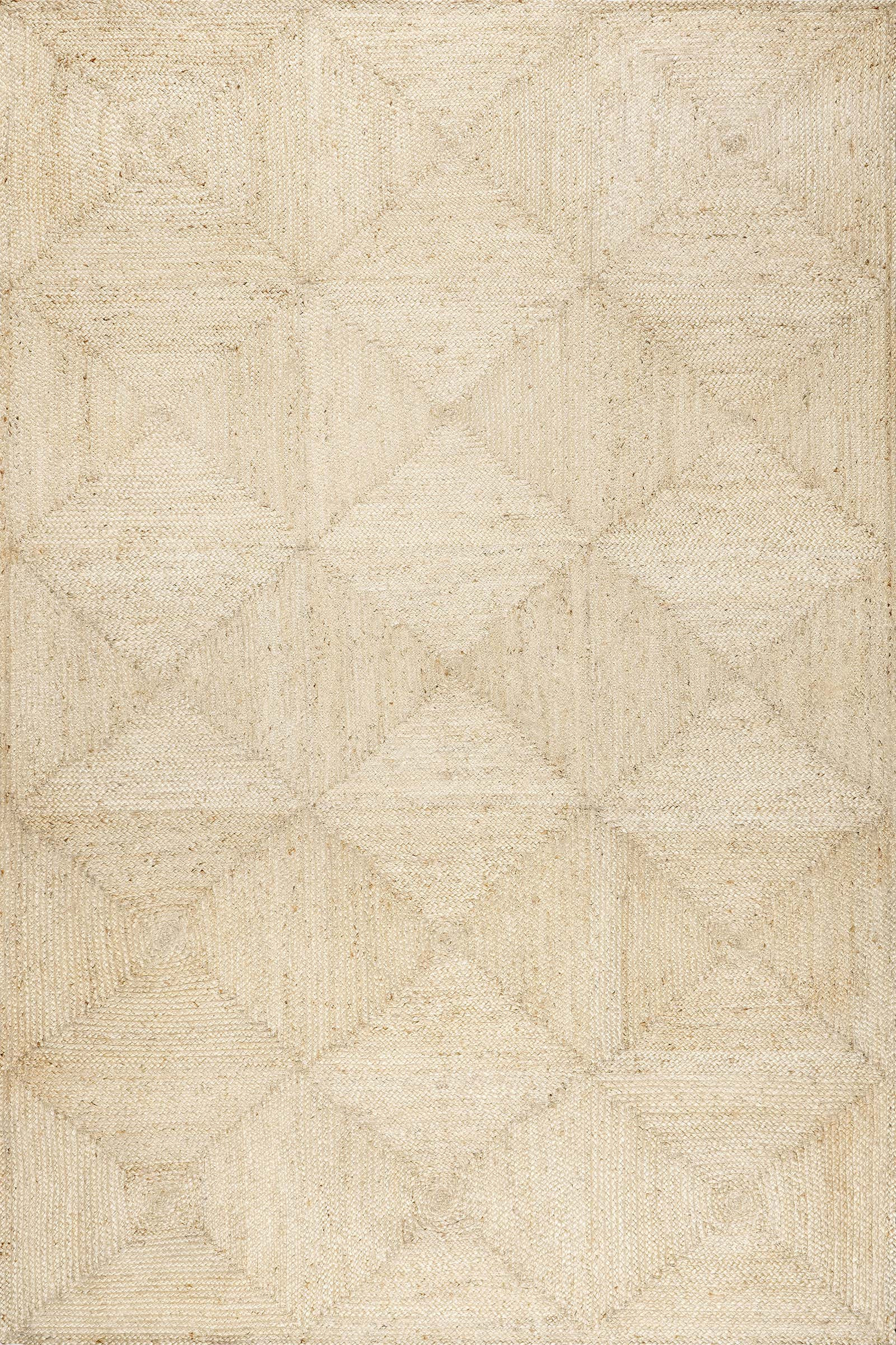 Color: IvoryJuniper Jute Tiled Rug | Natural Natural swatchJuniper Jute Tiled Rug | Dark Brown Da... | Rugs USA