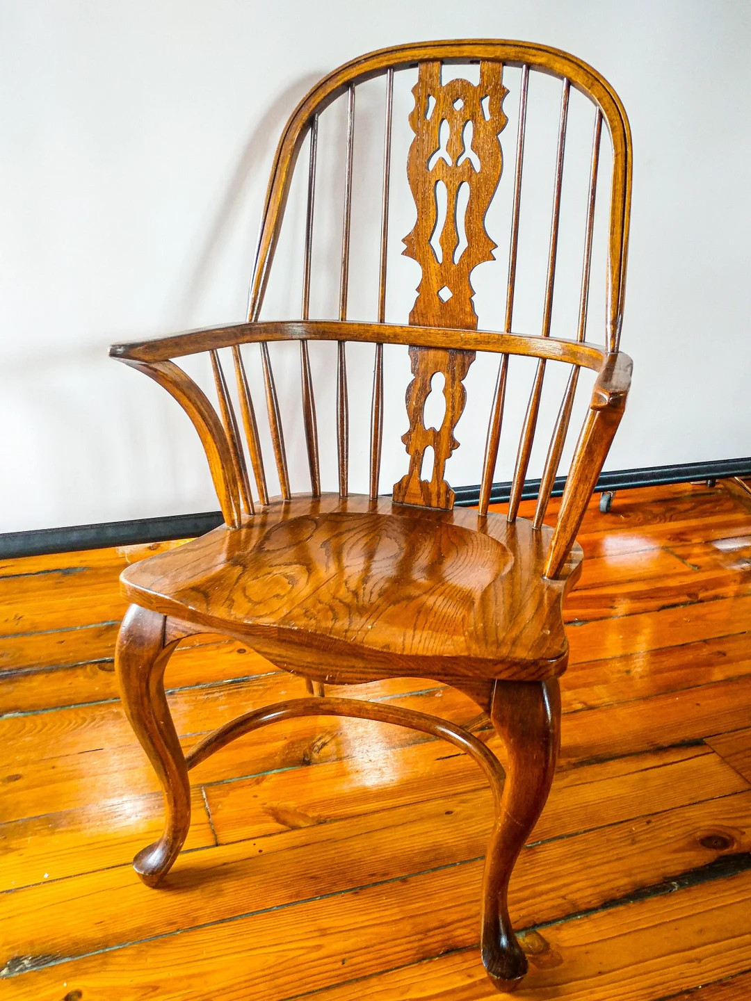 English Style High Back Windsor Armchair with Central Splat | Etsy (US)