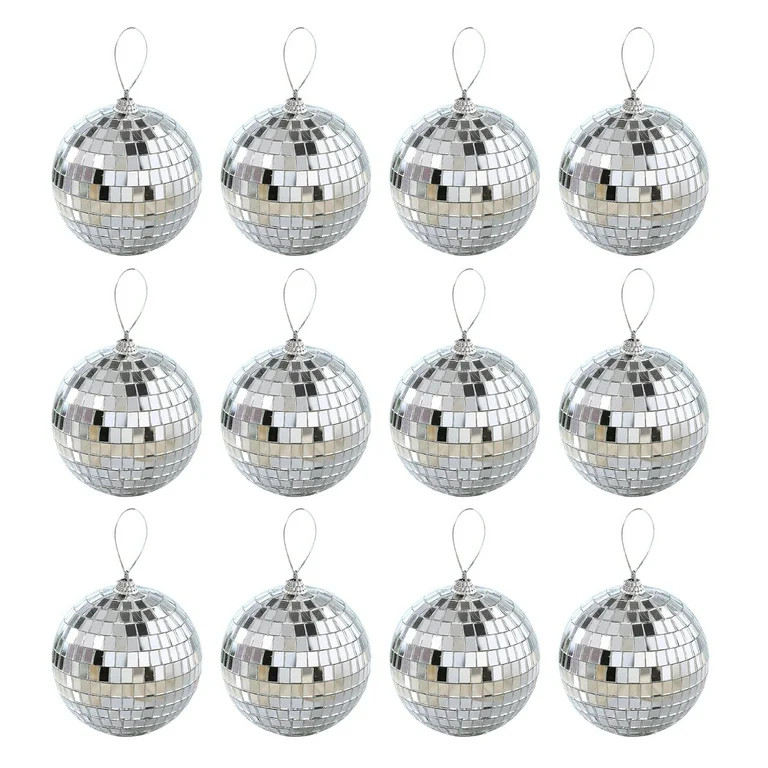 Disco Ball Mirror Party Christmas Tree Ornament Decoration with Fastening Strap - Bright Reflecti... | Walmart (US)