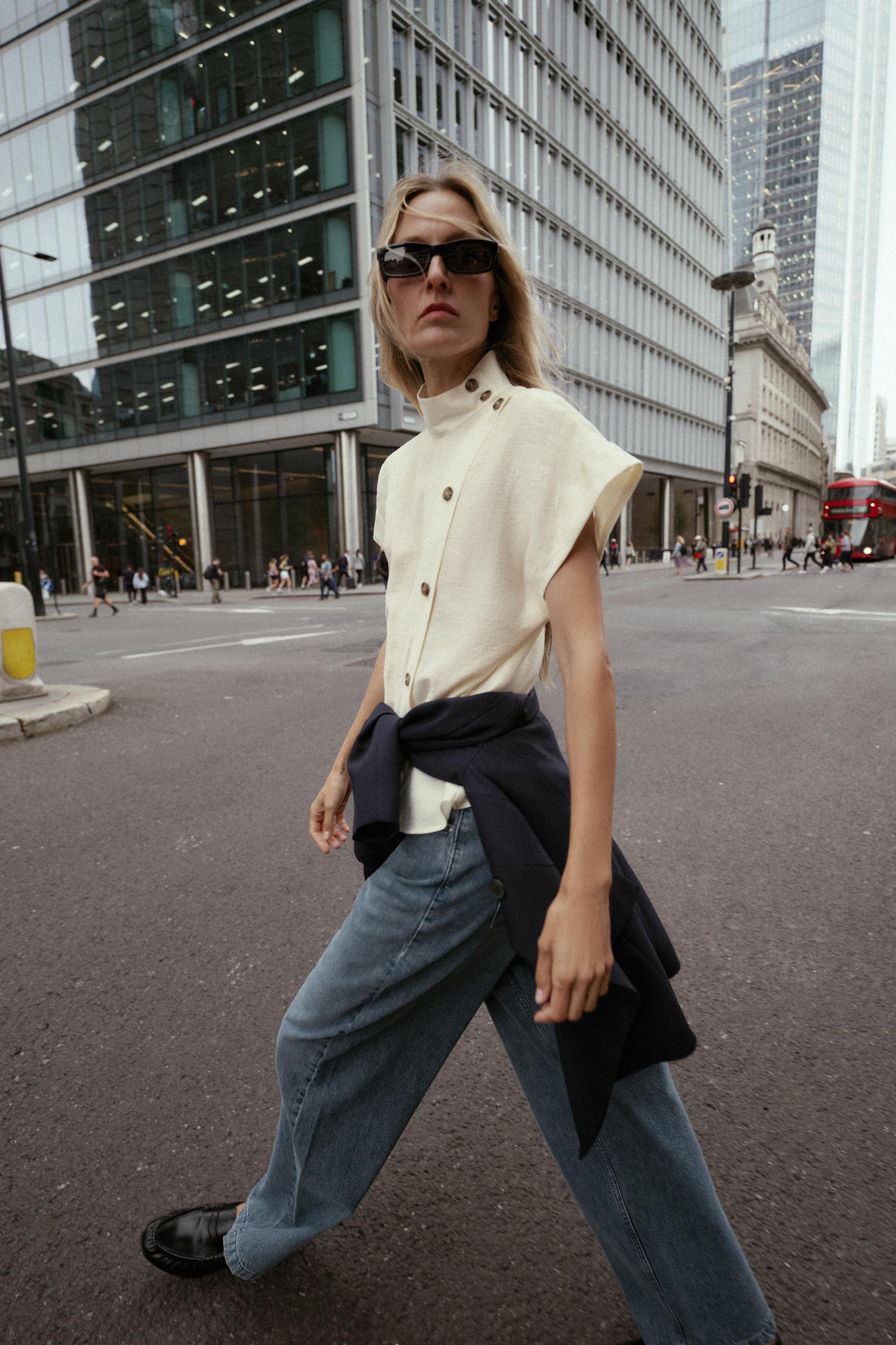 CONTRAST BUTTON SHIRT | Zara US