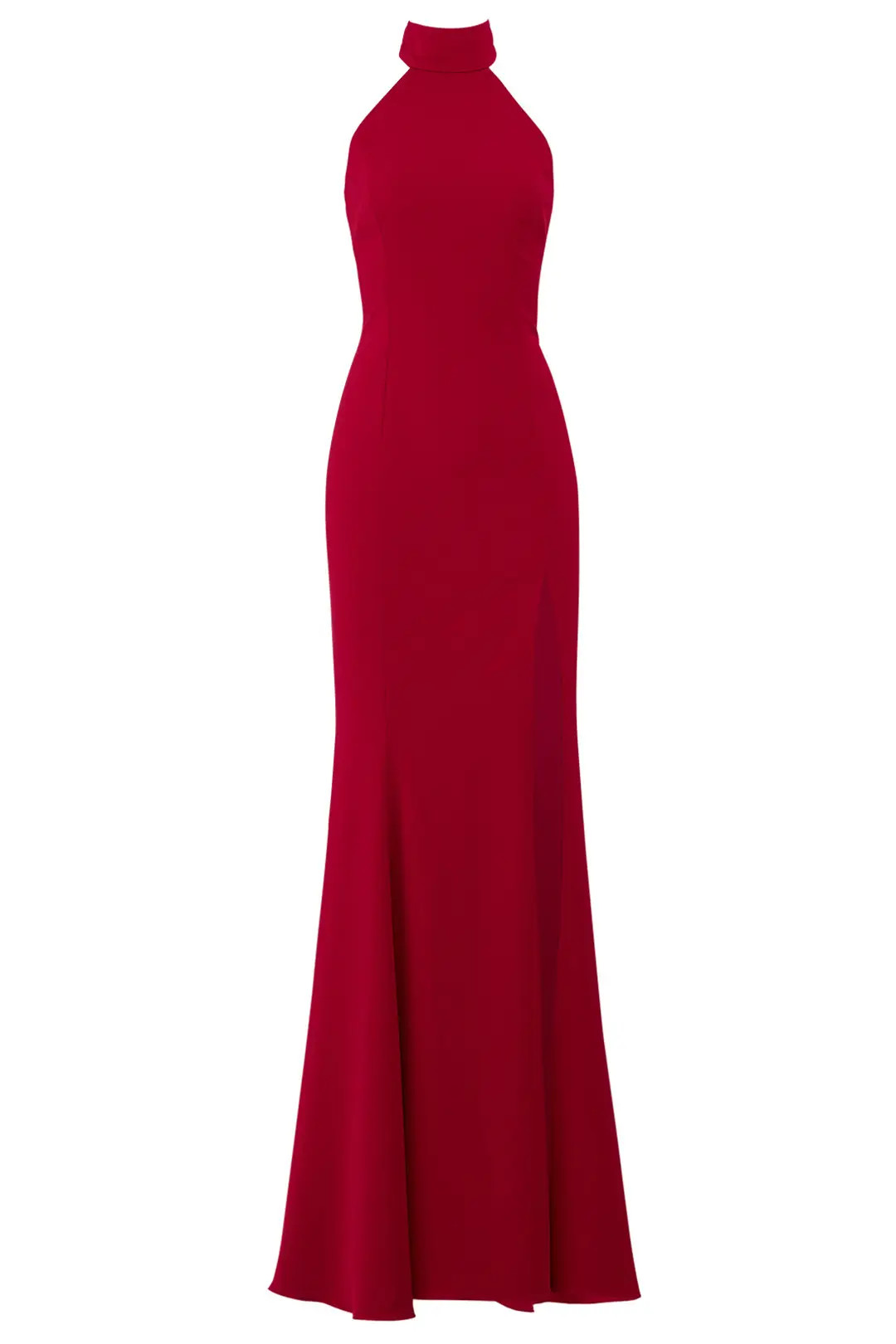 Jay Godfrey Burgundy Cameo Gown | Rent The Runway