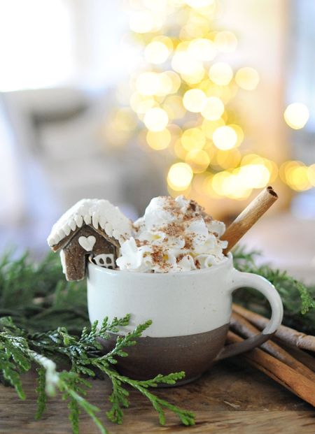 The absolute cutest gingerbread house mug topper - the perfect way to top off a Christmas hot chocolate (made with a homemade hot cocoa bomb!) 

#LTKSeasonal #LTKhome #LTKHoliday