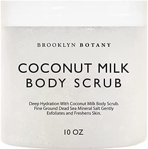 Brooklyn Botany Coconut Milk Body Scrub - Moisturizing and Exfoliating Body, Face, Hand, Foot Scr... | Amazon (US)