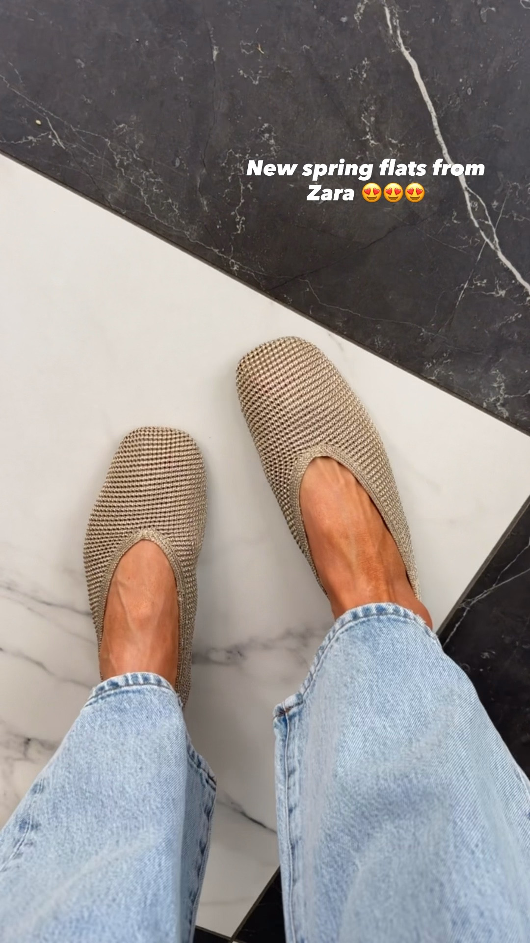 2 NEW spring flats from Zara 😍😍😍 