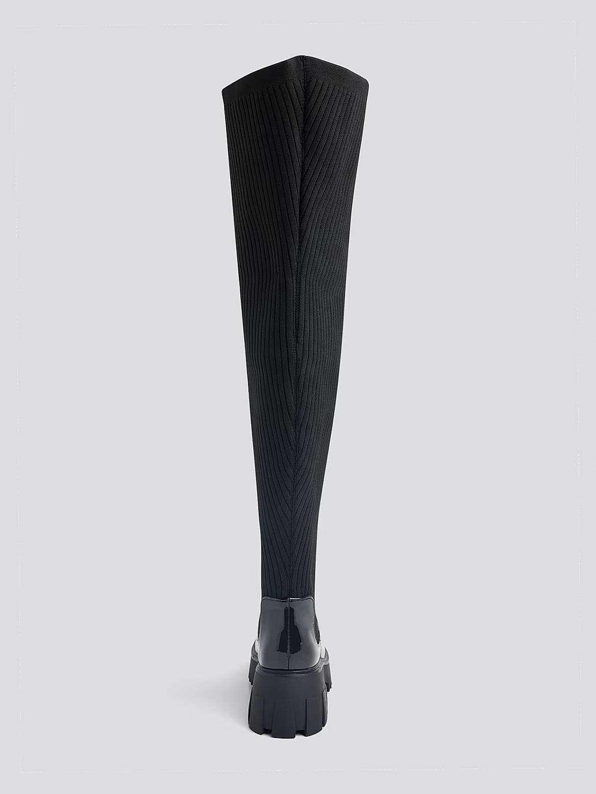 Samik Thigh-High Lug Sole Sock Boots - Nadia x FTF - Fashion To Figure | Fashion To Figure