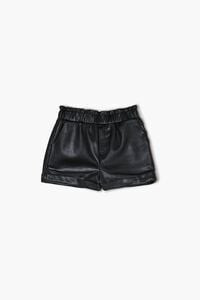 Girls Faux Leather Shorts (Kids) | Forever 21 | Forever 21 (US)