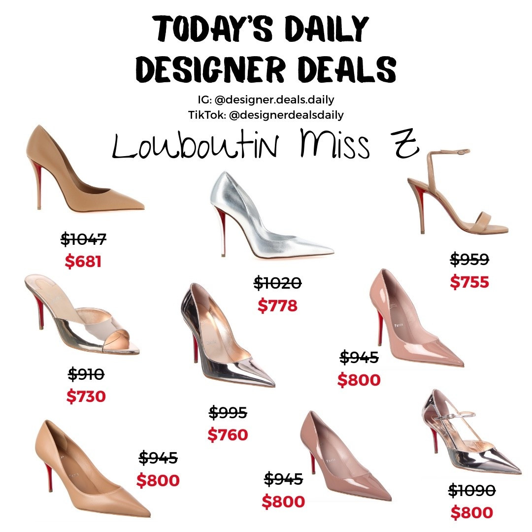 Christian Louboutin sale!! Found more Miss Z styles discounted. Get these red bottoms fast before they sell out!! 

#LTKShoeCrush #LTKSaleAlert