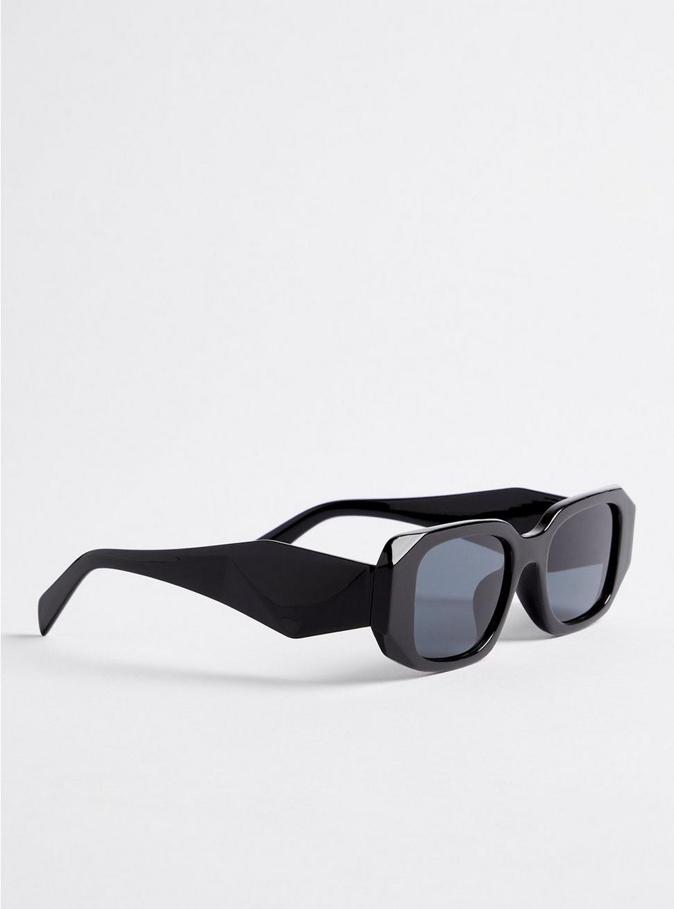 Angular Rectangular Smoke Lens Sunglasses | Torrid (US & Canada)