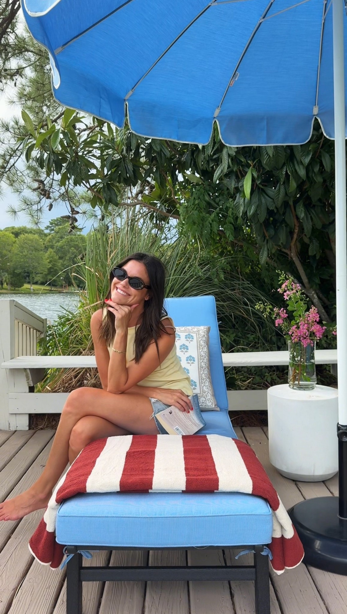 The Company Store never fails me. Always timeless, classic and durable. Things that will last for years to come. And that’s exactly what I wanted with this little dock house. We got new Sunbrella pillows and cushions, a rug, coffee table and the most perfect umbrella all from @thecompanystore to complete the space and bring it back to life.

#LTKHome #LTKSeasonal #LTKTravel