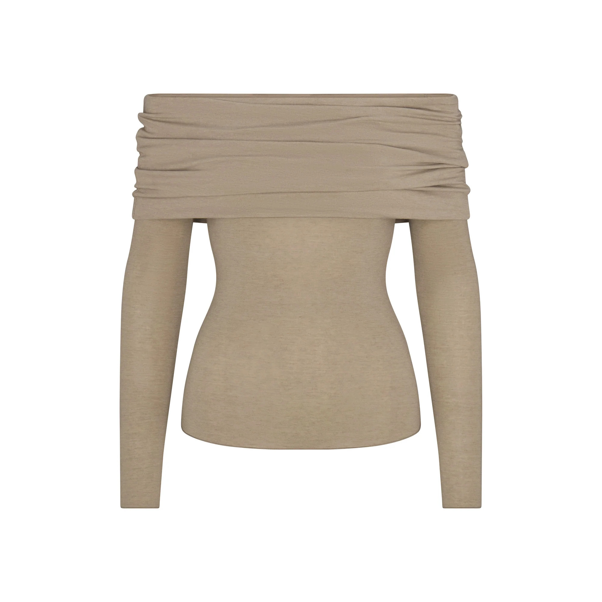 SHEER MODAL OFF THE SHOULDER TOP | DUNE | SKIMS | SKIMS (US)