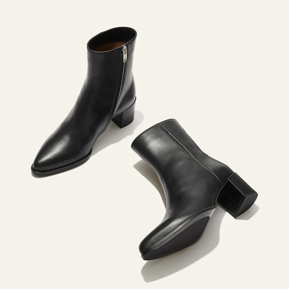 The Downtown Boot - Black Calf | Margaux