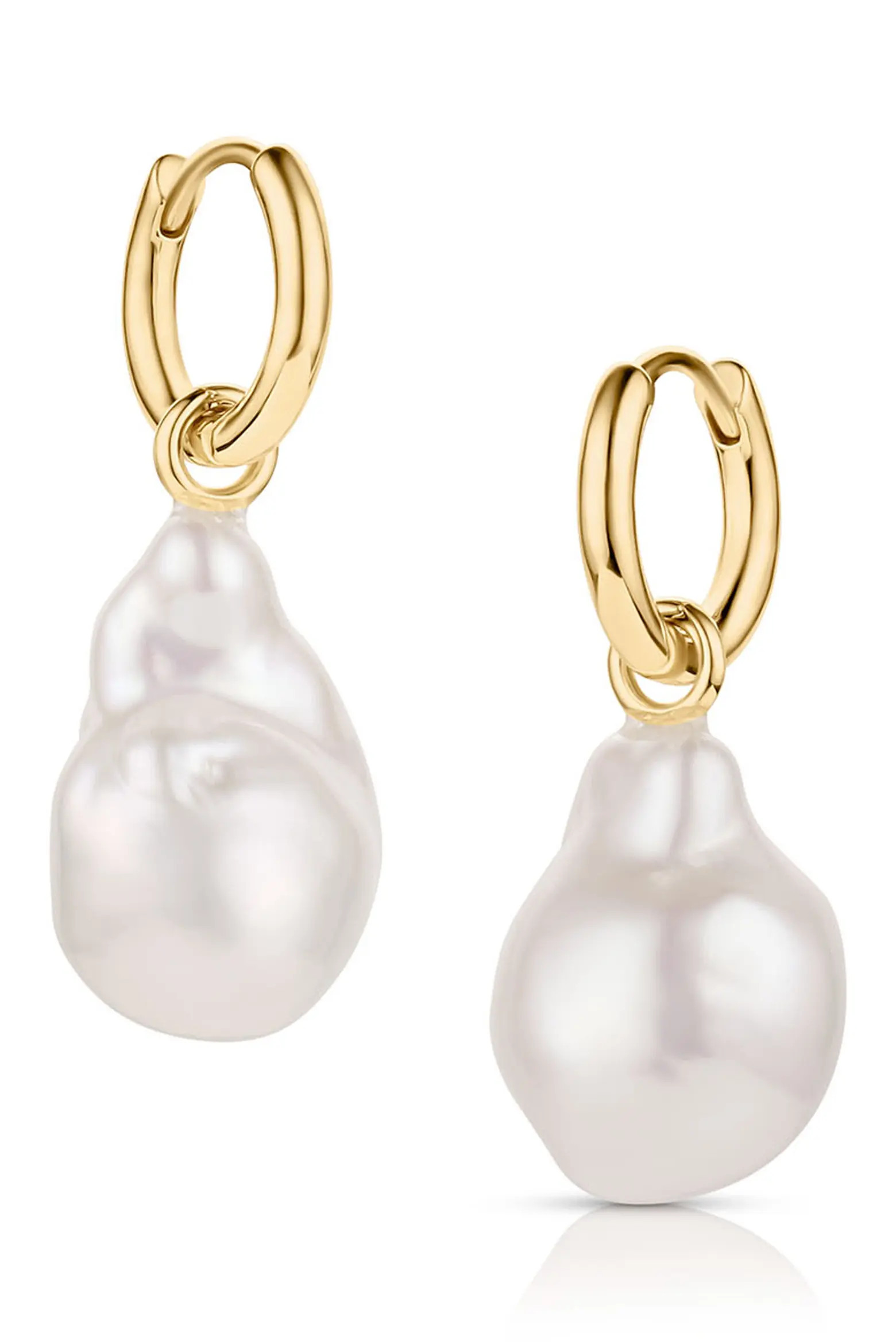 THATCH Talia Pearl Hoop Earrings (Women) | Nordstrom | Nordstrom