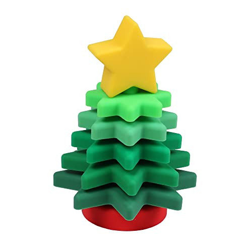 Candywood Baby Silicone Christmas Tree,Little Christmas Tree for Baby,Baby Christmas Tree (3.9 x 3.9 x 5.9 inches) | Amazon (US)