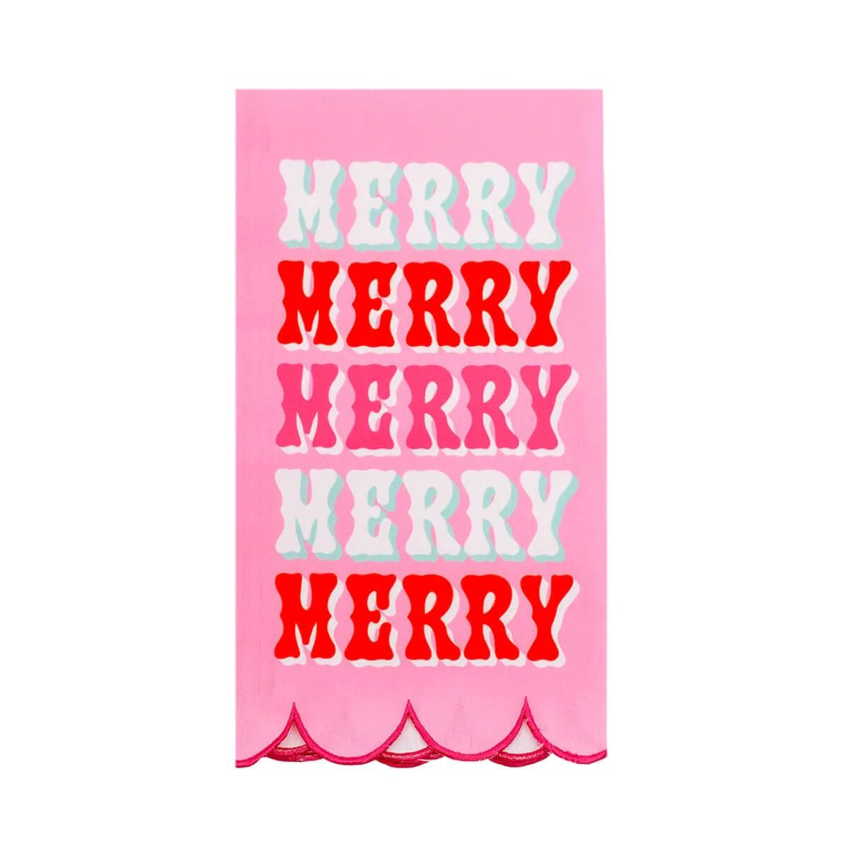 Merry Merry Merry Tea Towel | Packed Party