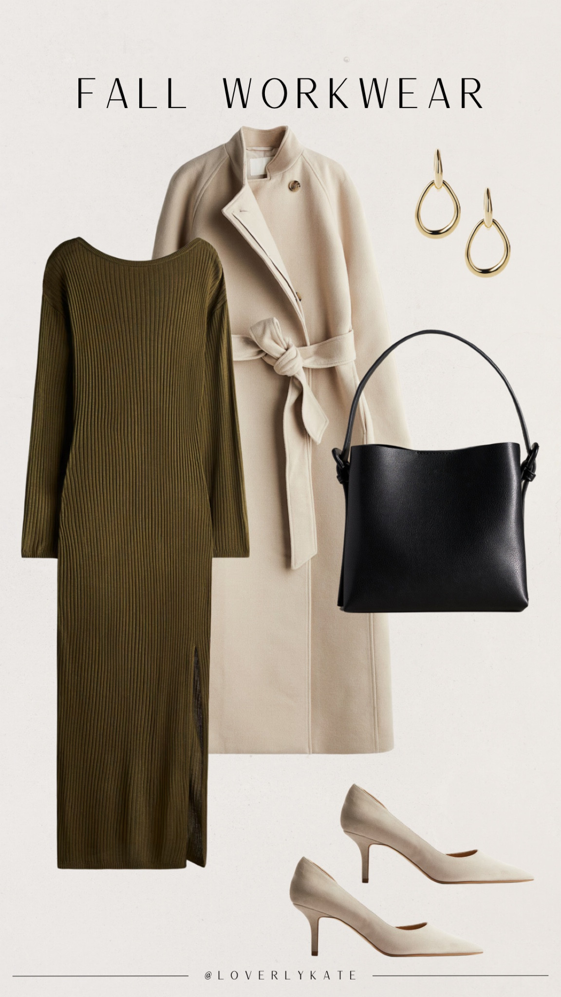 Fall workwear styled look