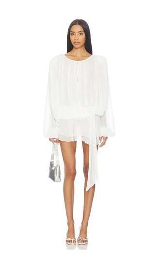 LIONESS Elements Mini Dress in White. - size L | Revolve Clothing (Global)