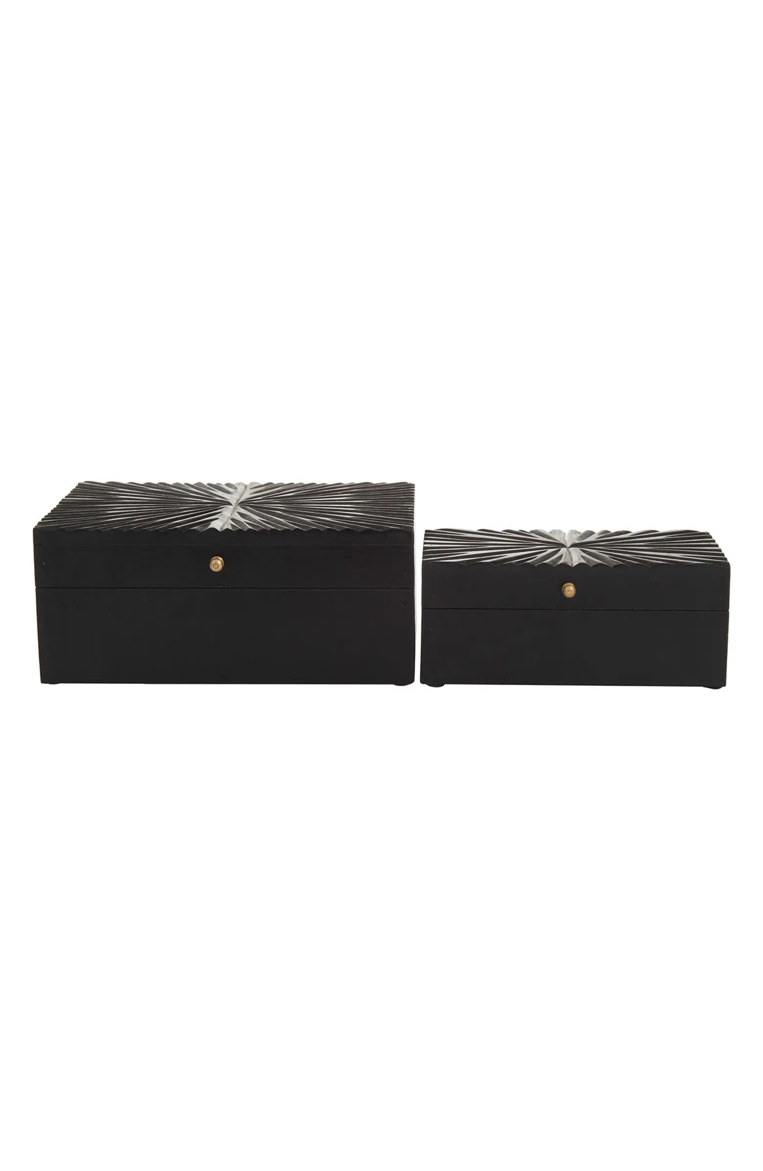 COSMO BY COSMOPOLITAN WILLOW ROW Black Gold Contemporary Box - Set of 2 | Nordstromrack | Nordstrom Rack