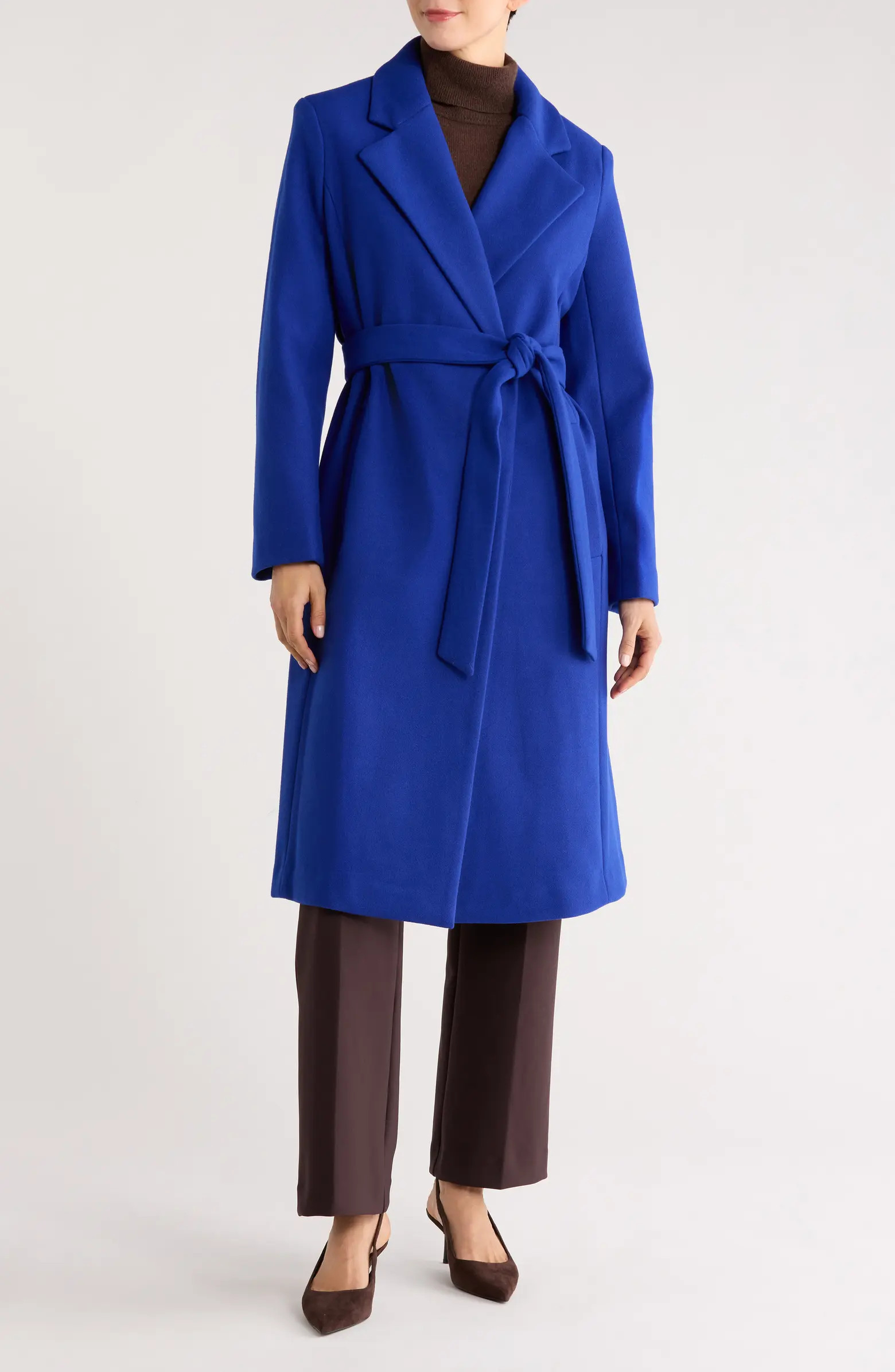 Sam Edelman Belted Wrap Coat | Nordstromrack | Nordstrom Rack