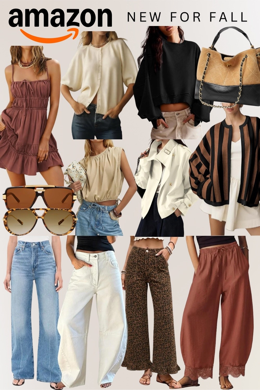 ✨ NEW Fall Finds from Amazon ✨

Pretty and warm wardrobe pieces to add into your wardrobe this Fall  all from AMAZON and totally affordable! 🍂👌🏻

Everything is linked in my LTK - Tap below to shop 👇🏻🔗



#amazon fall
#fall fashion inspo
#affordable fashion
#summer to fall 
#late summer fashion
#fall sunglasses 
#fall dress
#mini dress
#fall jacket
#fall jeans
#fall denim
#levis jeans
#fall sweater top 
#workwear inspo
#teacher outfit inspo
#leopard pants 
#white jeans
#barrel jeans 
#fall cardigan 
#affordable fashion
#free people look alike
#designer look alike 
#amazon handbag
#fall shoulder bag

#LTKootd