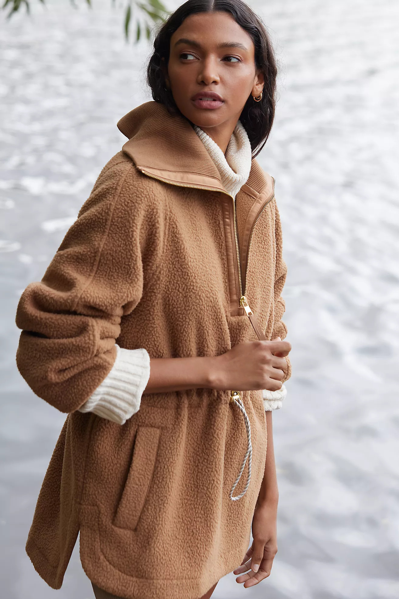 Varley Parnel Half-Zip Fleece Pullover | Anthropologie (US)