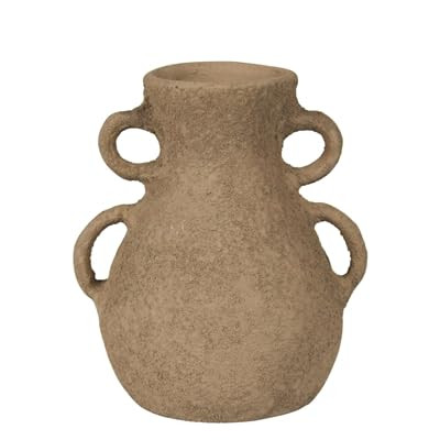 Corsica Vase with Double Handle, Beige - Sm | Amazon (US)