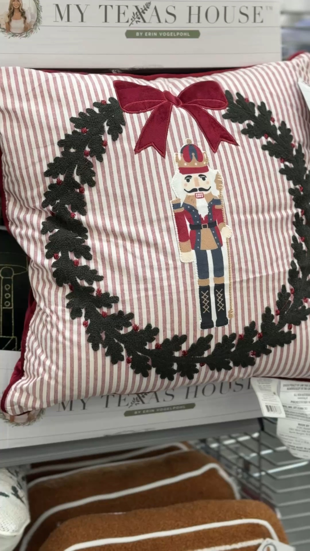 Striped nutcracker Christmas throw pillow under $20! 🎄 Such a sweet addition to a kids’ room or playroom, and an easy way to add classic, traditional Christmas decor without spending a lot.

#LTKHome #LTKSeasonal #LTKKids