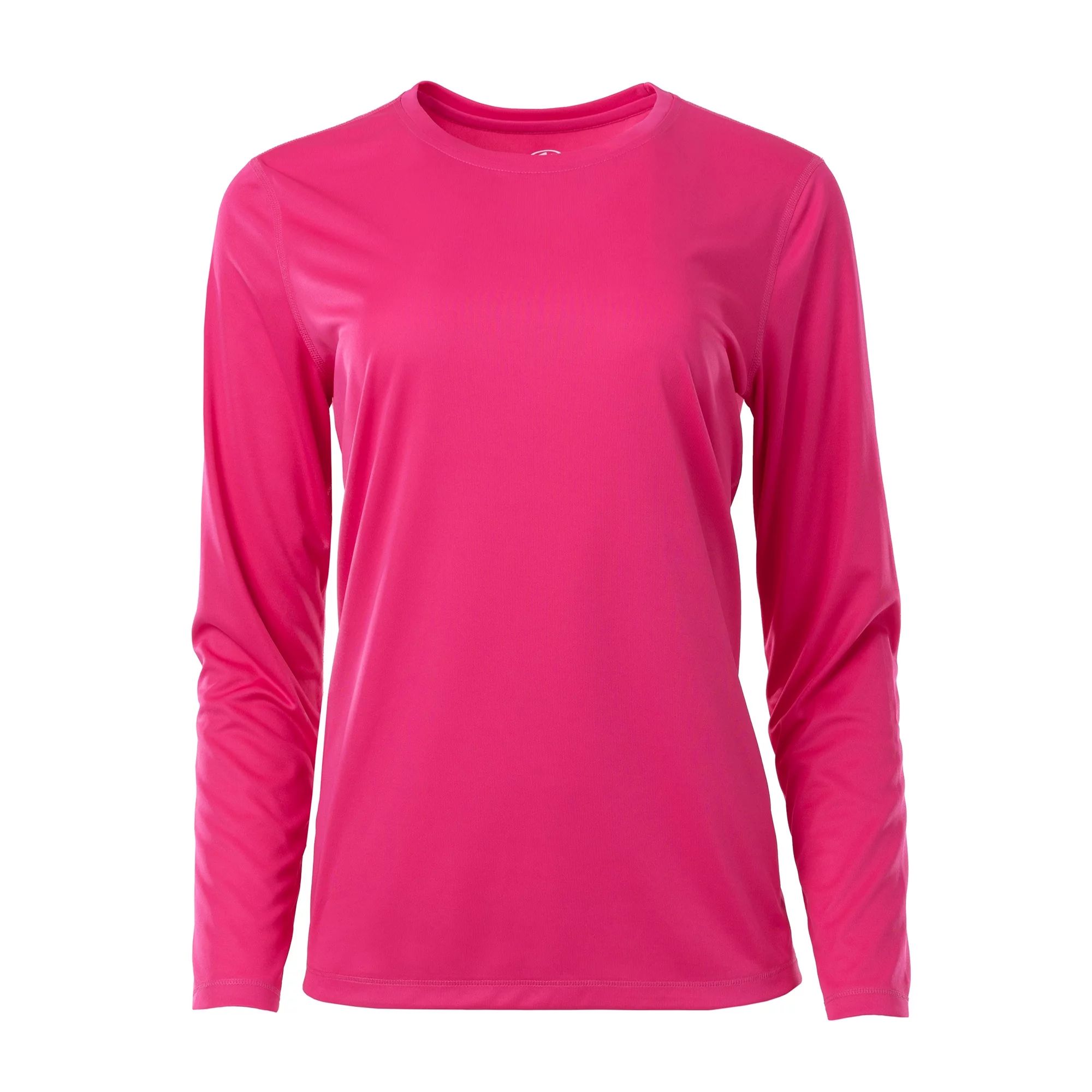 Athletic Works Women Active Moisture Wicking Long Sleeve T-Shirt, XS-XXXL - Walmart.com | Walmart (US)