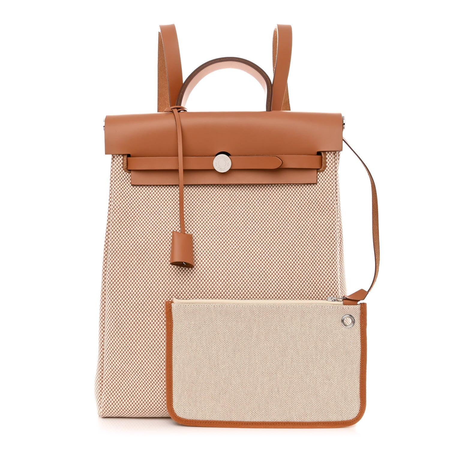 Vache Hunter Criss Viking Herbag a Dos Retourne Backpack Ecru Beige Naturel | FASHIONPHILE (US)