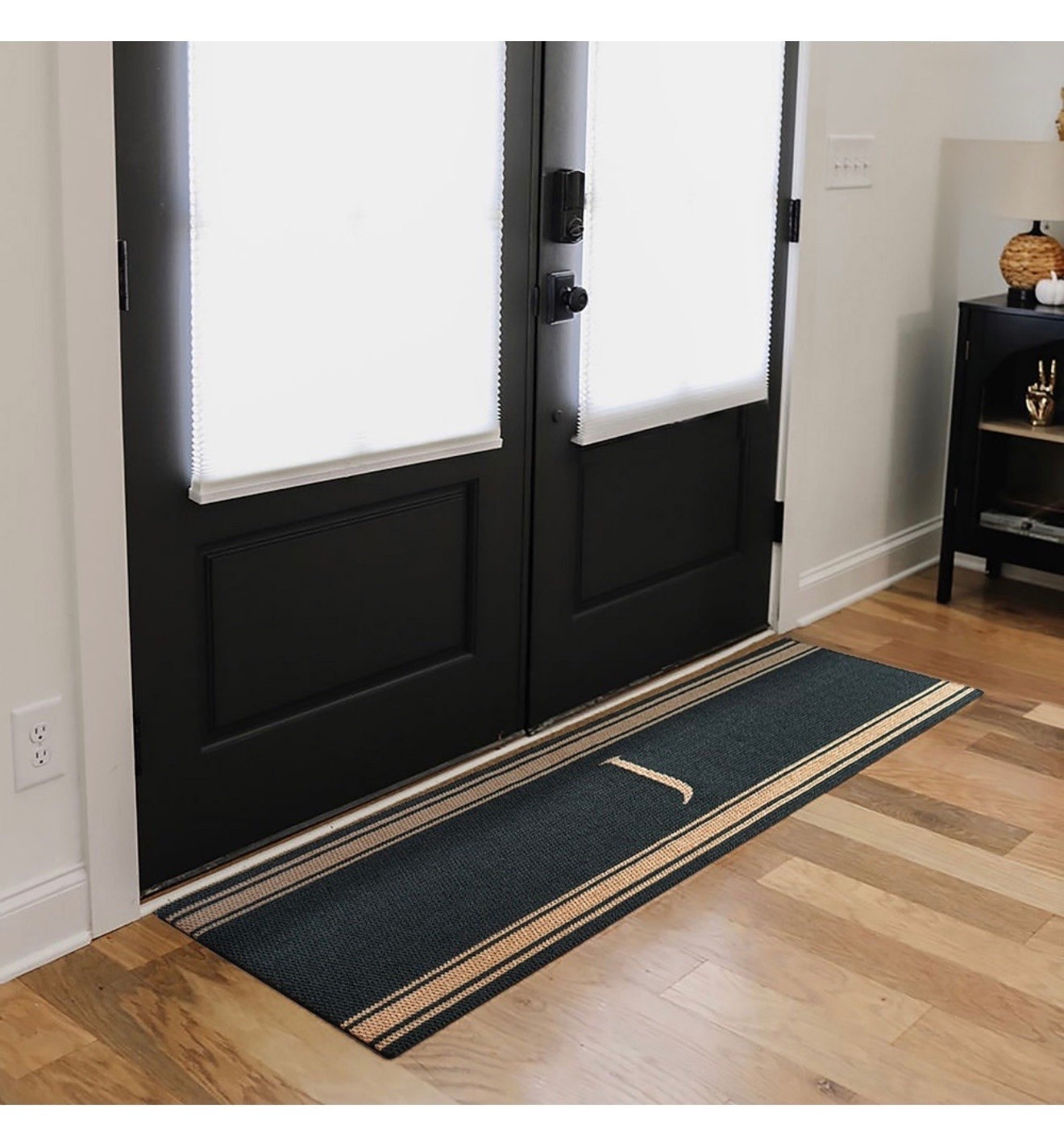 Neighburly Initial Stripes Indoor/Outdoor Monogram Doormat

The Neighburly collection is an eco-friendly line of door mats that mimic the look and feel of jute and sisal but feature durable and long-lasting recycled polyester surface and all rubber backing

#LTKSeasonal #LTKHome #LTKmomlife
