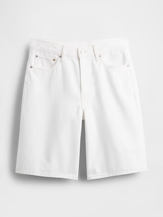 11" Mid Rise Longline Denim Shorts | Gap (US)