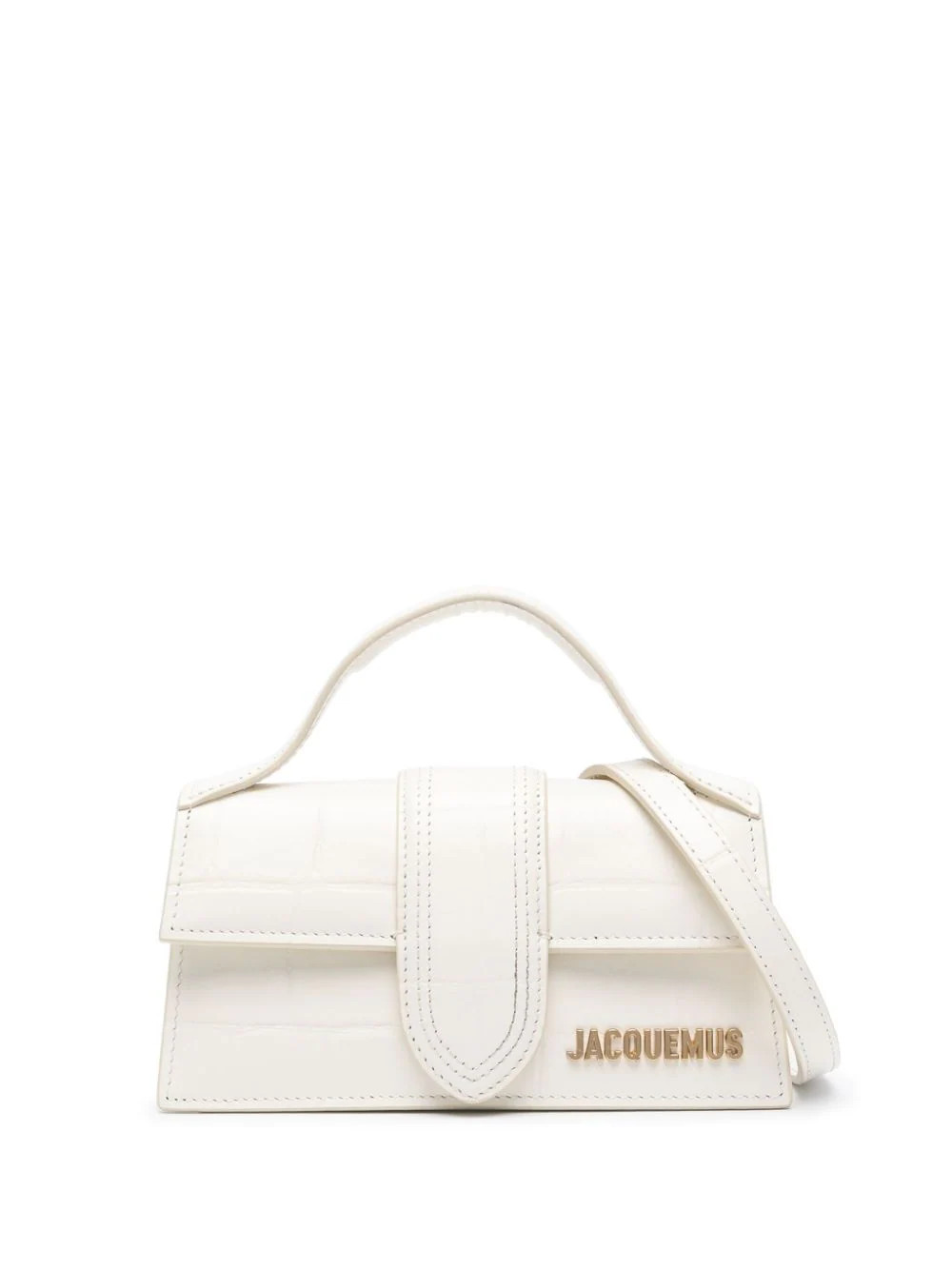 Jacquemus Le Bambino leather mini bag - White | Farfetch Global