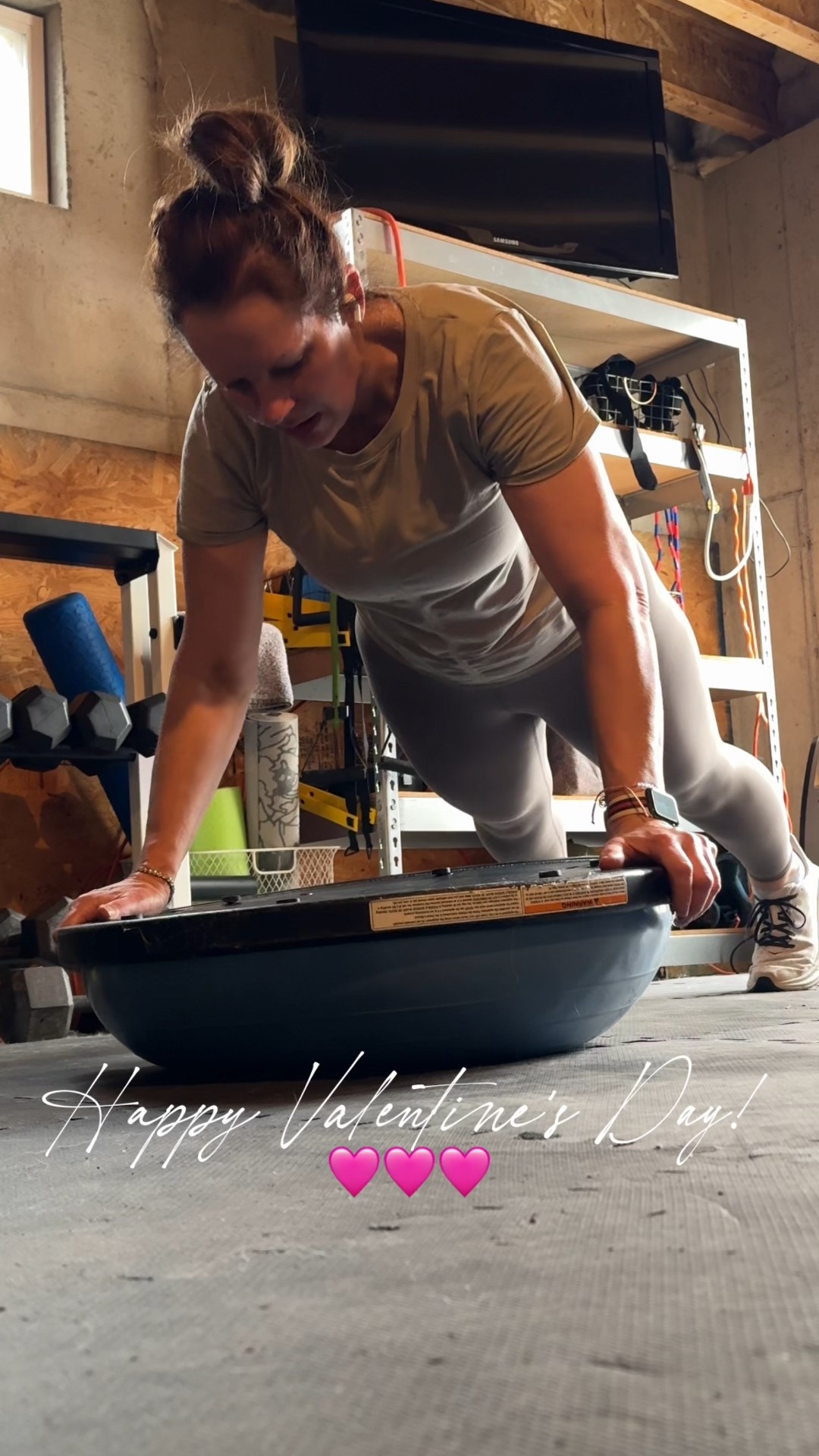 Valentines Day home workout 

BOSU ball workout 
Women over 50
Home workouts 
Strength training 
Balance workout 

#LTKActive #LTKOver40 #LTKValentine