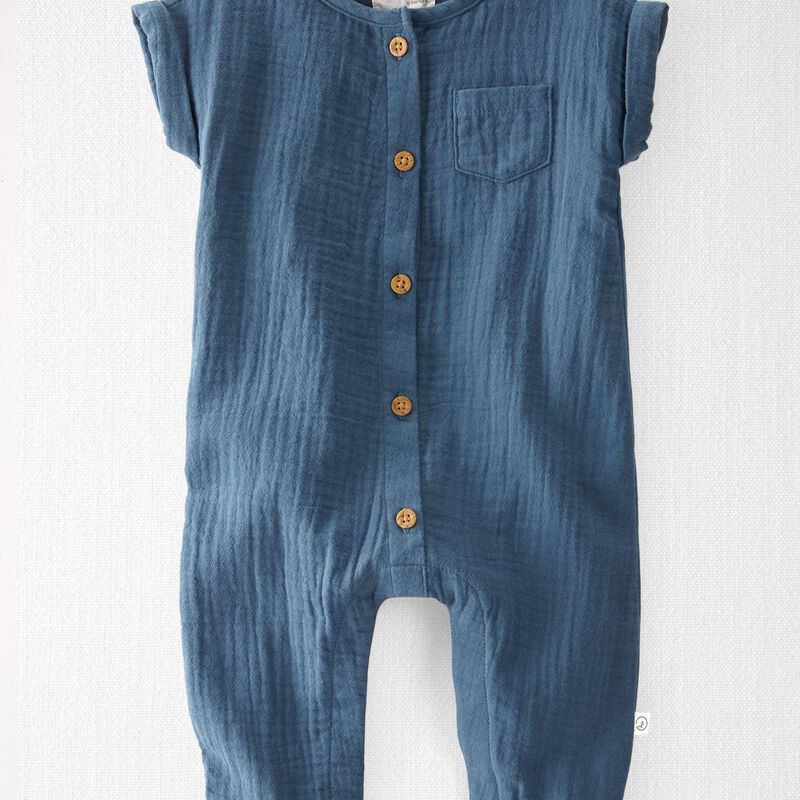 Organic Cotton Gauze Jumpsuit | Carter's