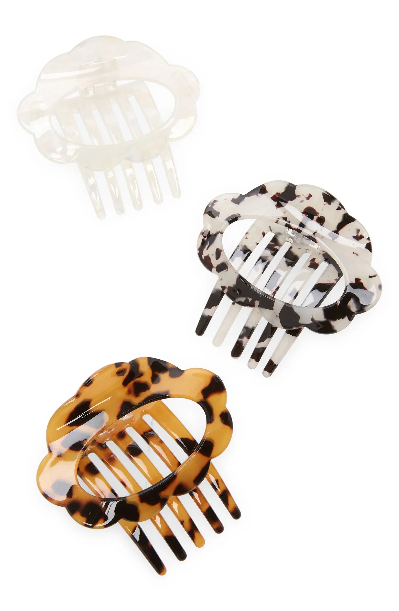 Assorted 3-Pack Claw Clips | Nordstrom