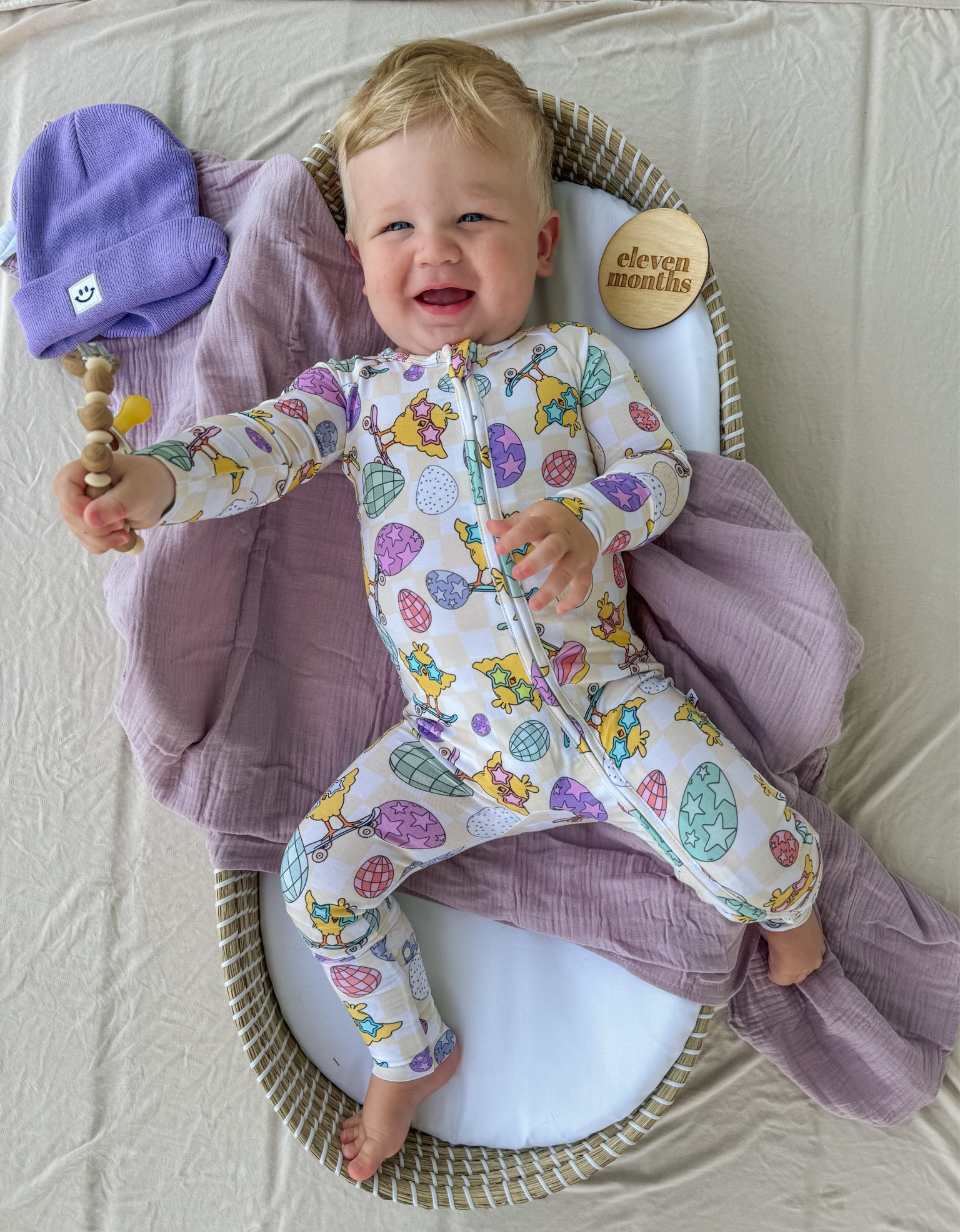 Monthly Milestone Photos // April // Easter // Baby Photos 

#LTKkids #LTKfindsunder50