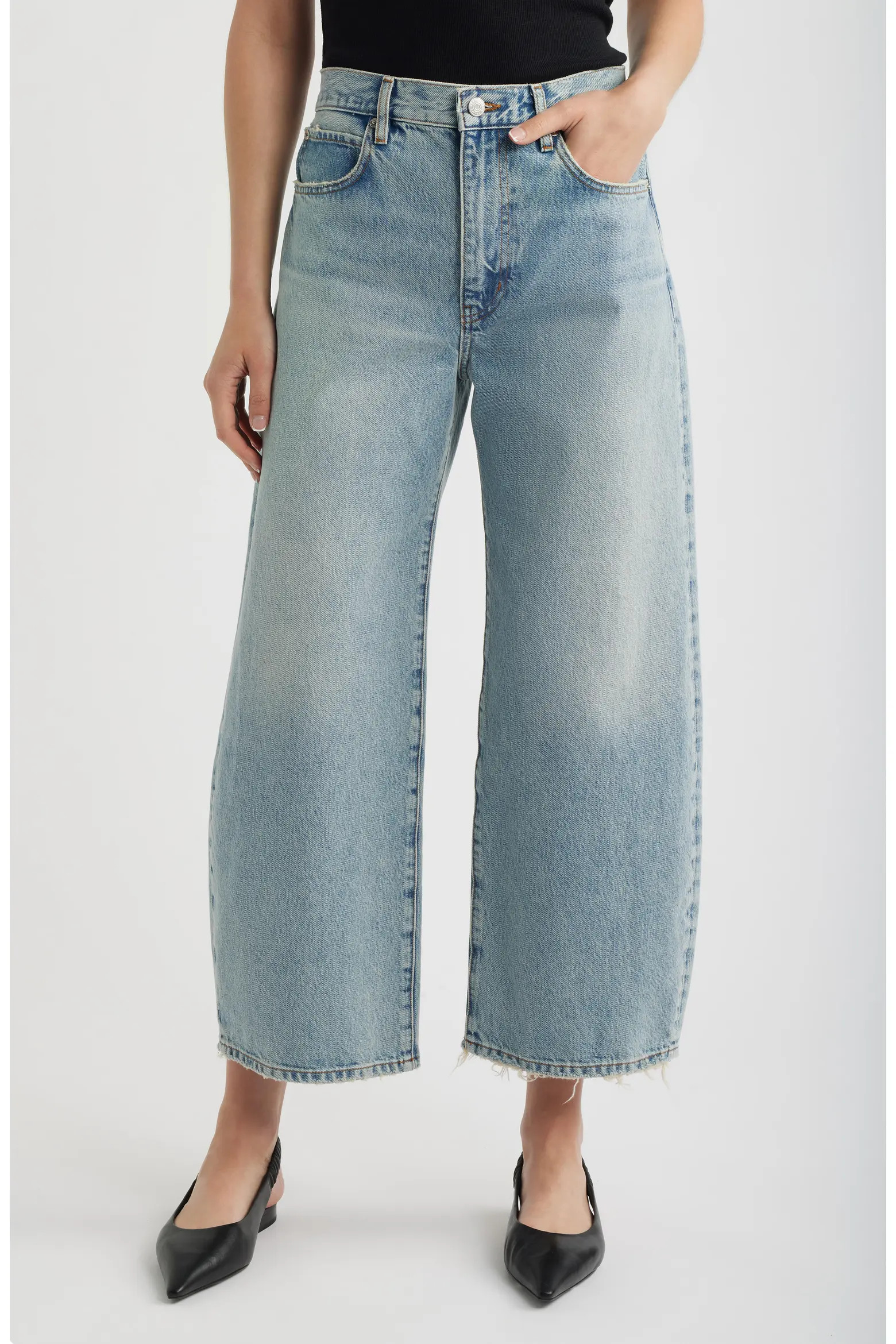 The Bow Crop Jeans (Women) | Nordstrom | Nordstrom
