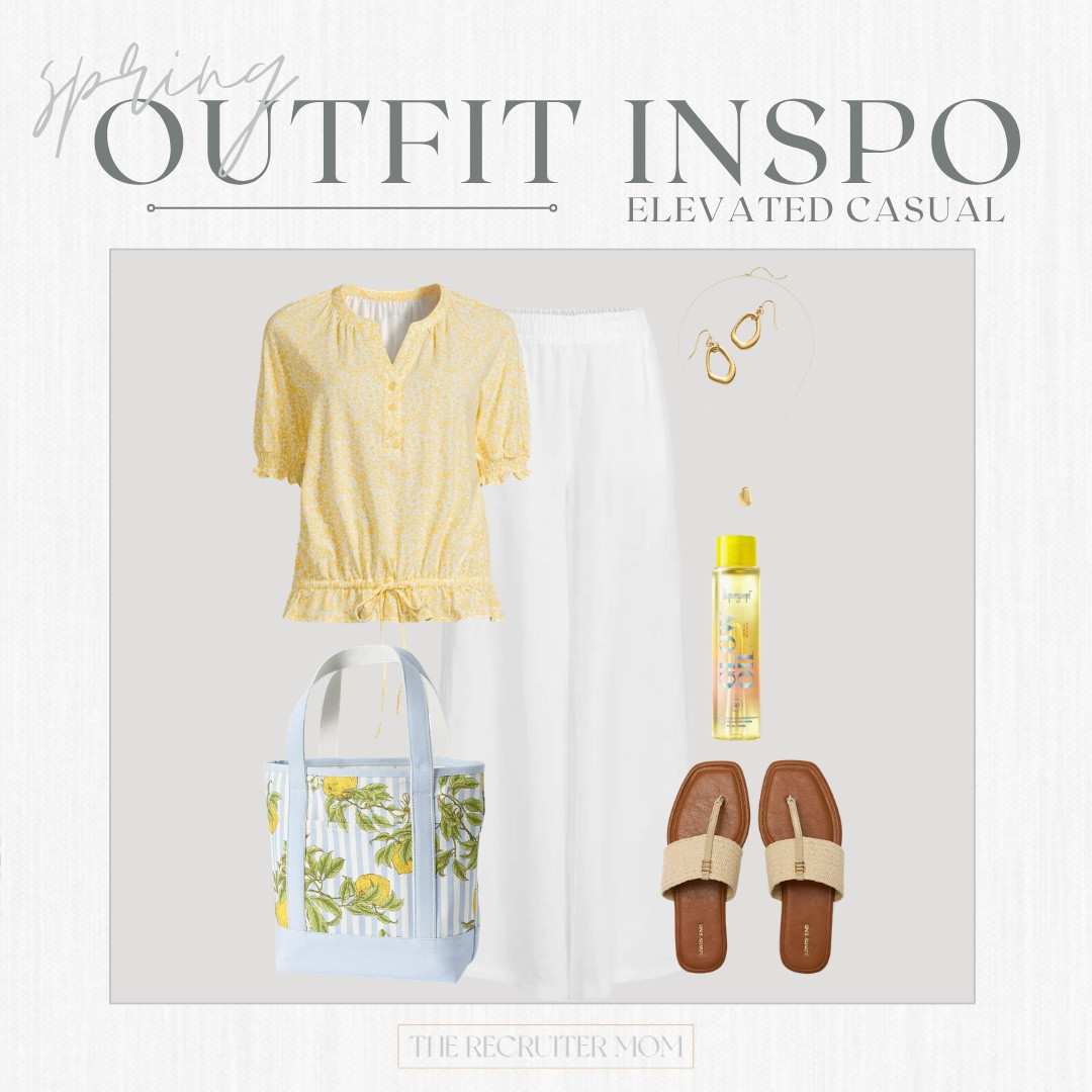 Lands End Lemon Yellow Top with White Linen Pants Spring Outfit #springoutfit #springlook #landsendoutfit 

 

#LTKSeasonal #LTKOver40 #LTKMidsize