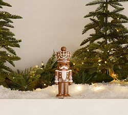 Handcrafted Ceramic Gingerbread Nutcracker | Pottery Barn (US)