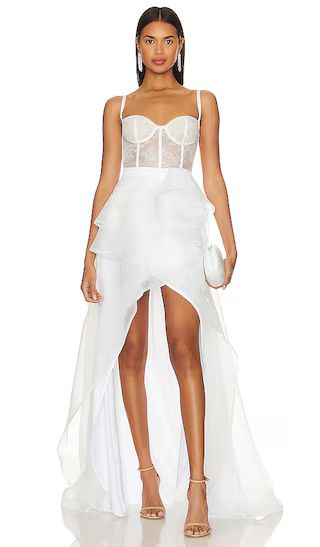 Mcbeath Gown in Ivory | Revolve Clothing (Global)