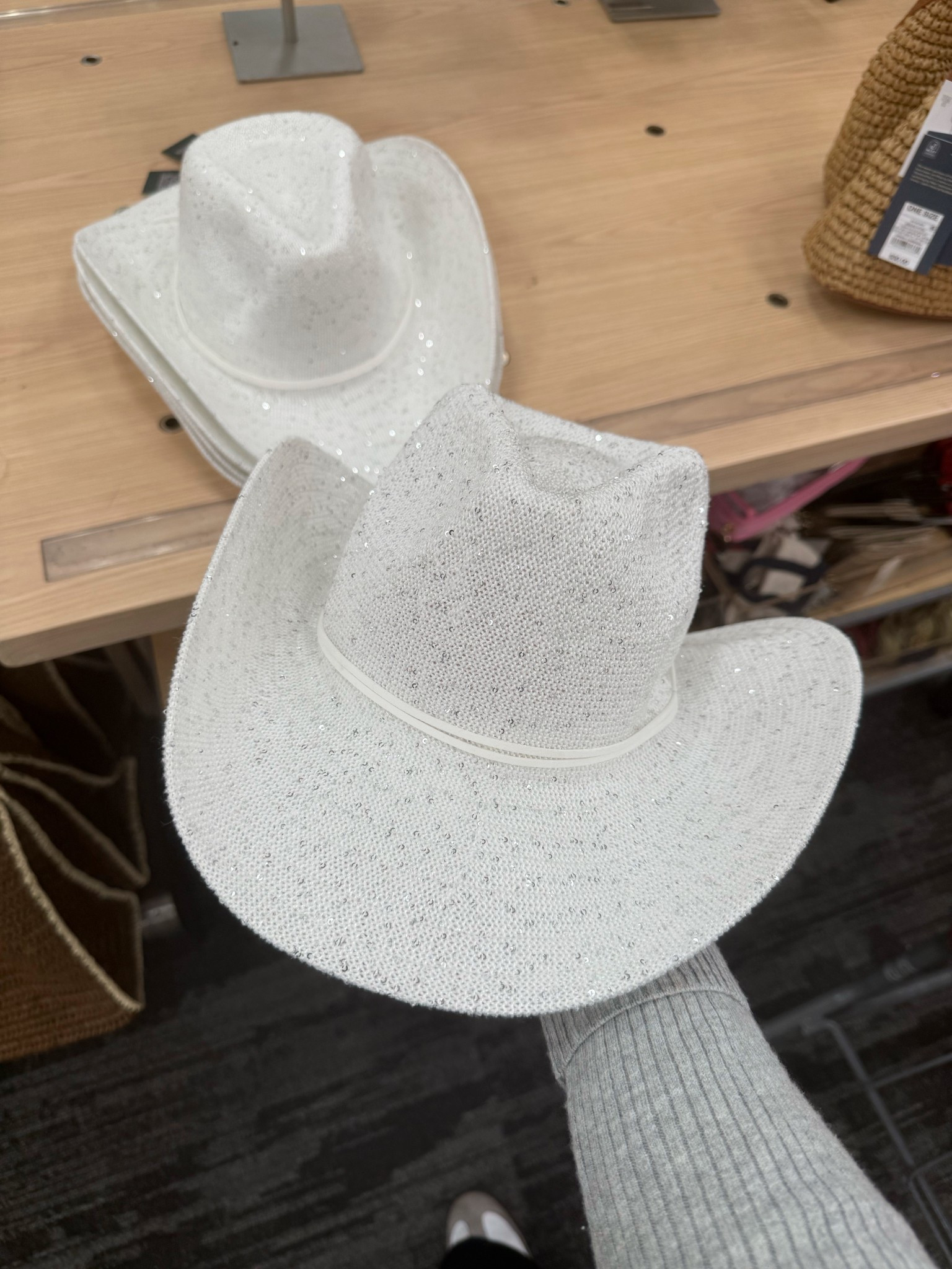 Sequin cowboy hat 

#LTKootd #LTKSeasonal #LTKgrwm